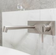 Caddence Wall Mixer with Spout Brushed Nickel gallery detail image
