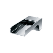 Cascade Wall Mounted Bath Spout Chrome gallery detail image