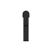 Bianca Mid Tall Basin Mixer | Matte Black gallery detail image