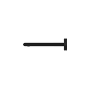 Bianca Fixed Bath Spout 200mm | Matte Black gallery detail image
