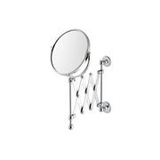 Hawthorn Hill - Extendable Wall-Mounted Shaving Mirror 180mm Dia. 1x And 3x Mag. gallery detail image