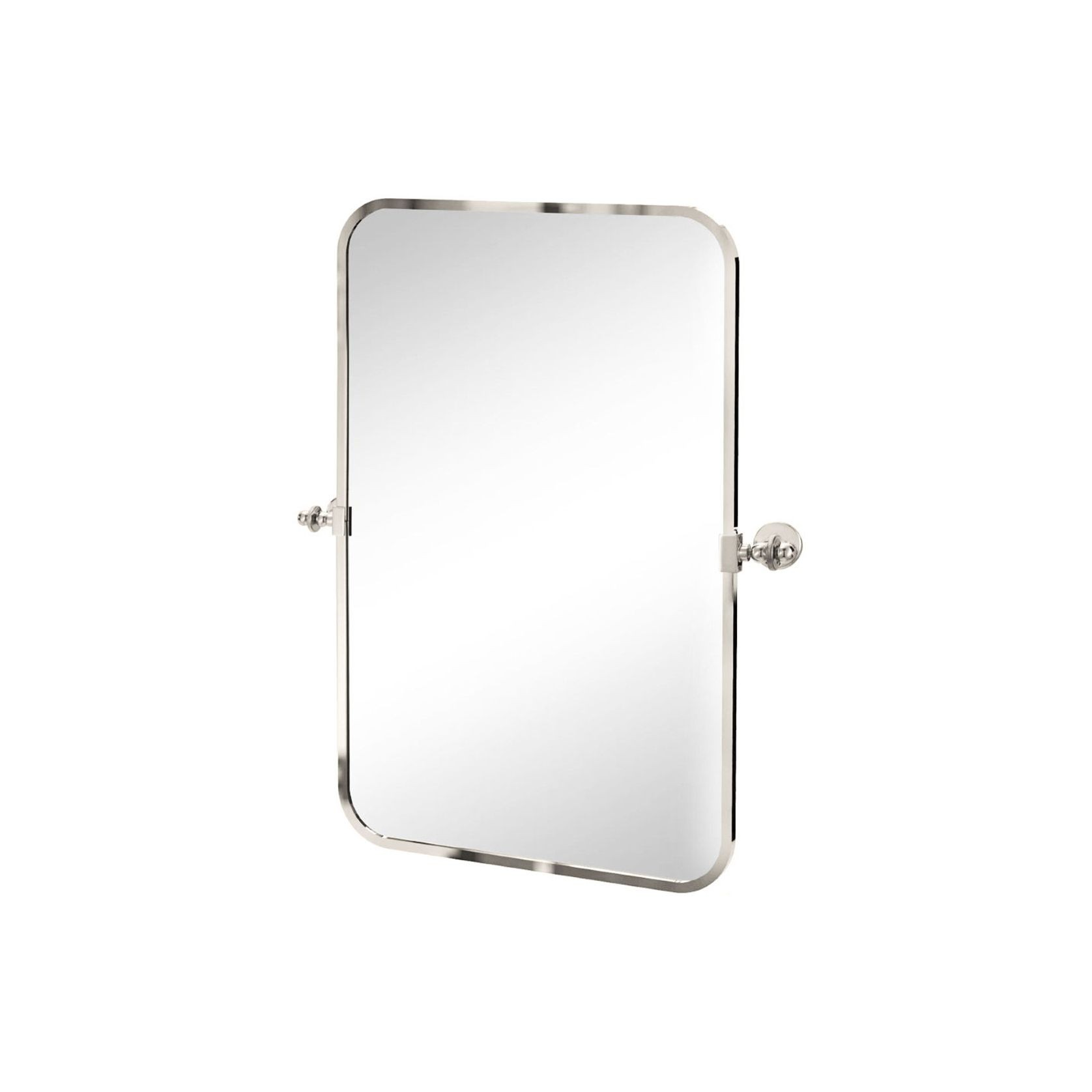 Hawthorn Hill - Rectangular Tilting Bathroom Mirror With Radius On Corners 800H x 508W gallery detail image
