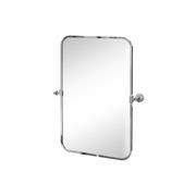 Hawthorn Hill - Rectangular Tilting Bathroom Mirror With Radius On Corners 800H x 508W gallery detail image