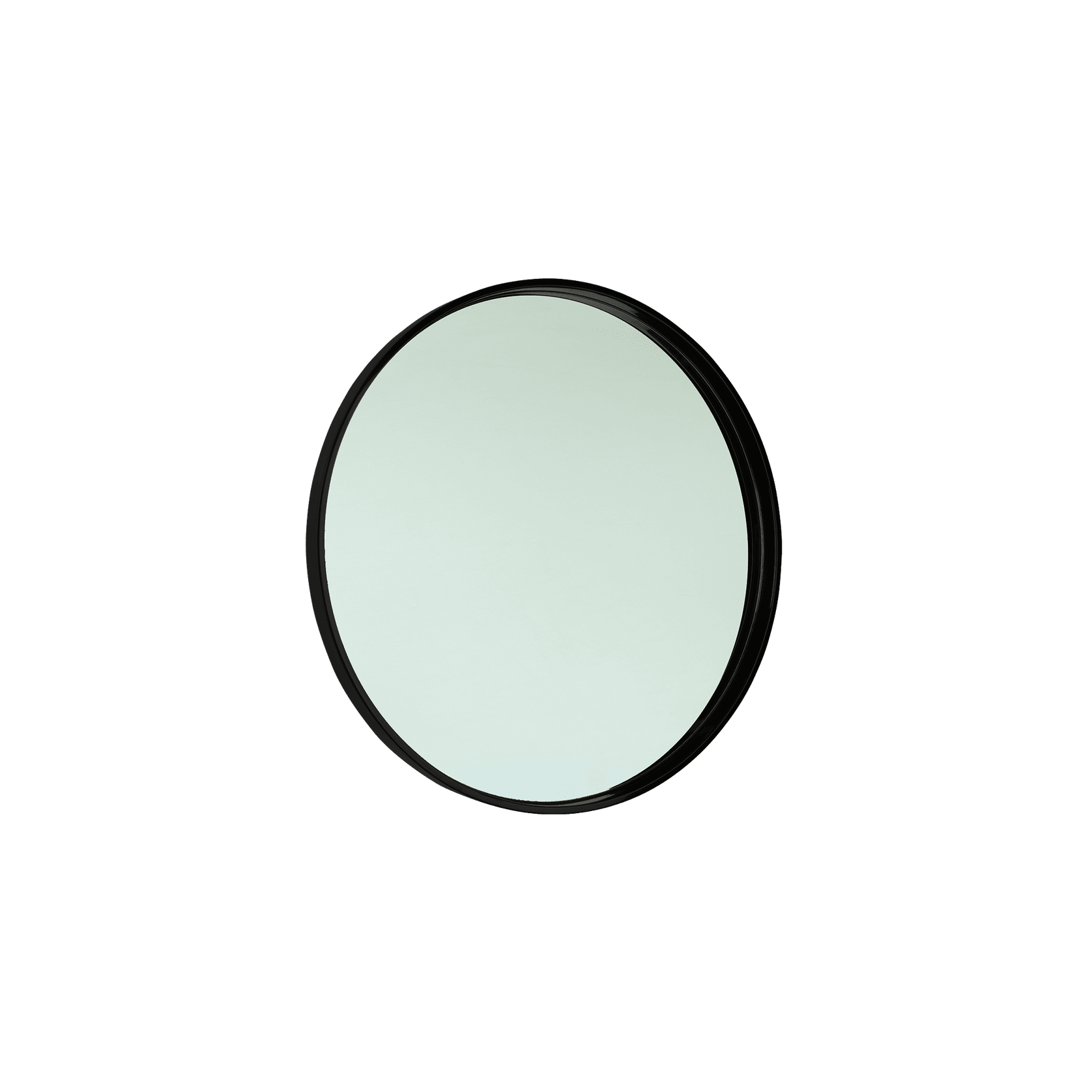 iStone 700mm Round Mirror Matte Black gallery detail image