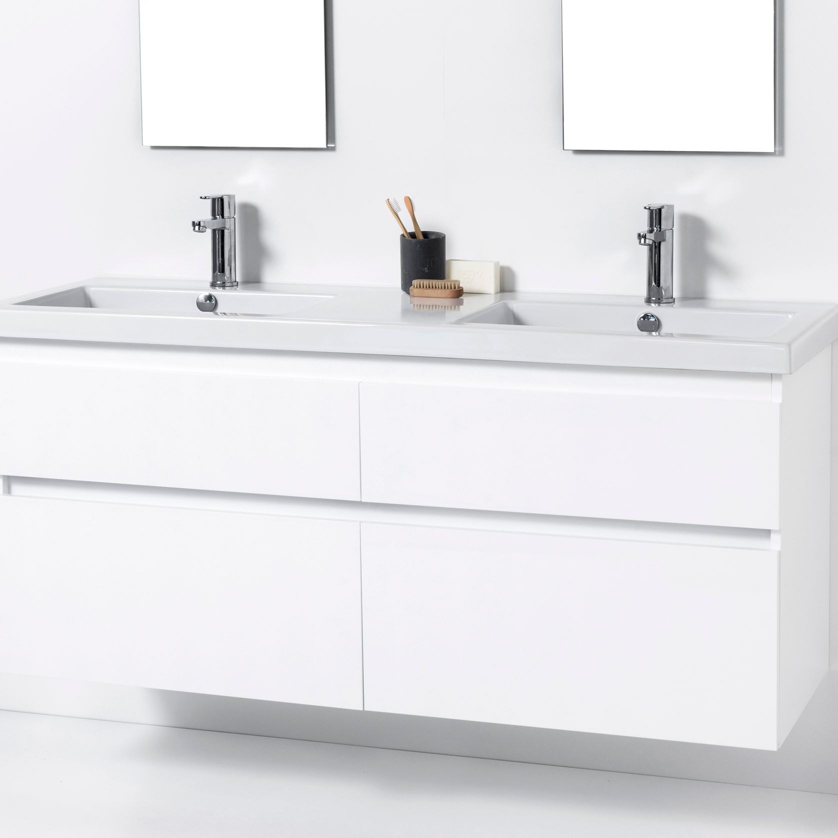 Cangas Wall-Hung Vanity, 4 Drawers gallery detail image