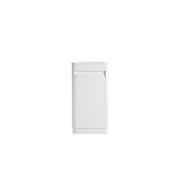 Aulic Mini Fluted Floor Standing Matte White Cabinet gallery detail image
