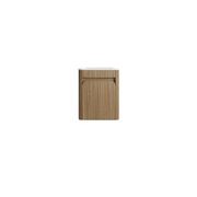 AulicMini Hartelle Fluted Wall Hung Harvest Oak Cabinet gallery detail image