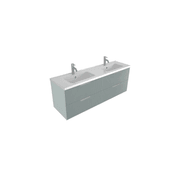 Pettine 1500 Double Bowl 4 Drawer Wall Vanity gallery detail image