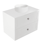 Telaio 750 Single Centre Bowl 2 Drawer Wall Vanity gallery detail image