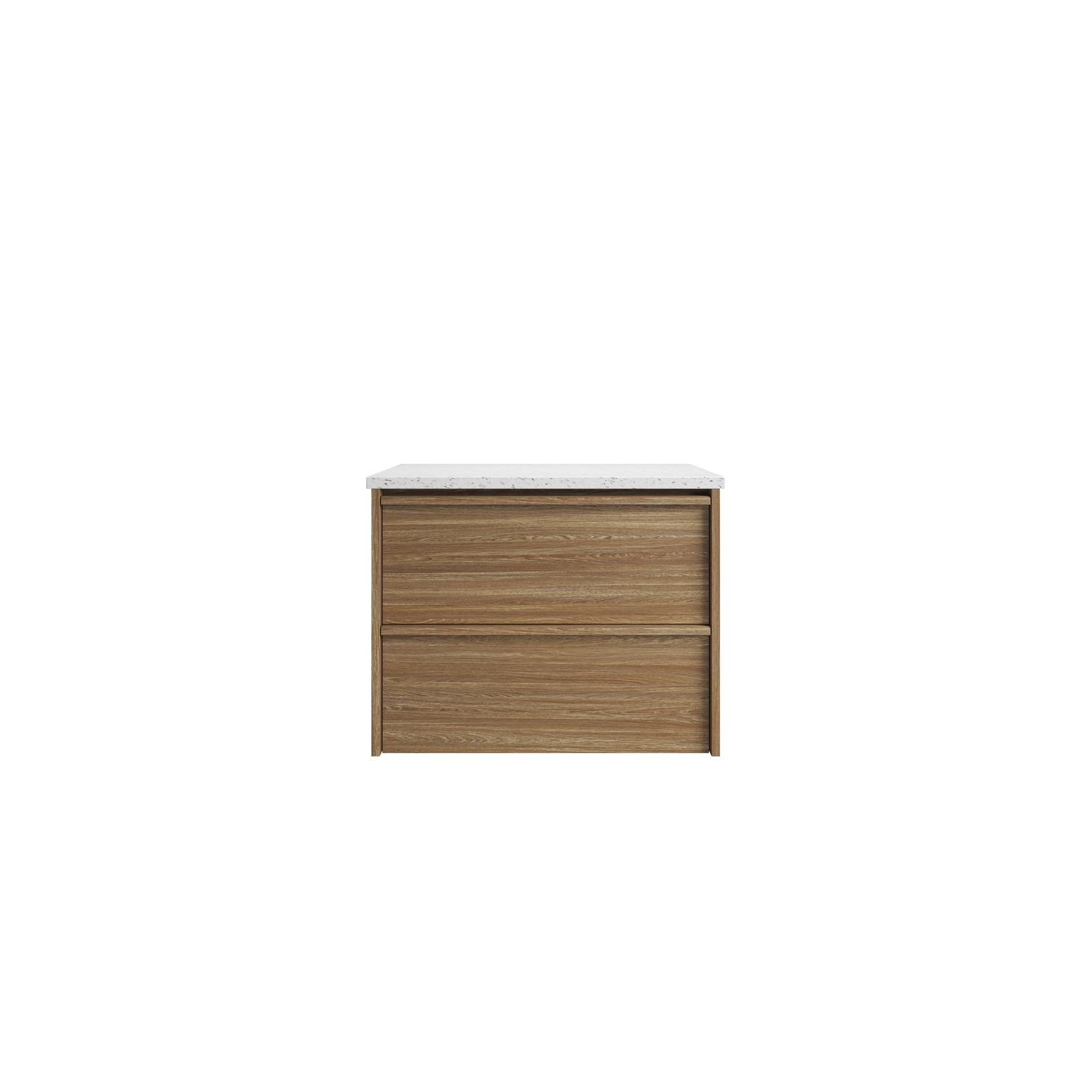 Aulic Venetta Framed Wall Hung 750m Harvest Oak Cabinet gallery detail image