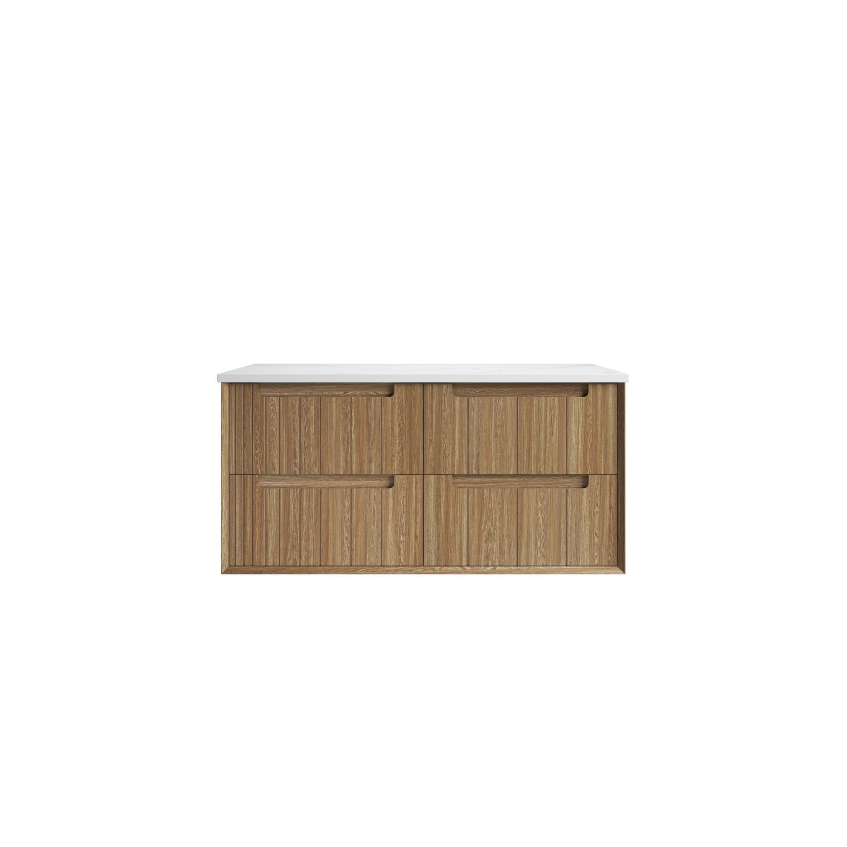 Aulic Voulari Framed Wall Hung 1200 Harvest Oak Cabinet gallery detail image
