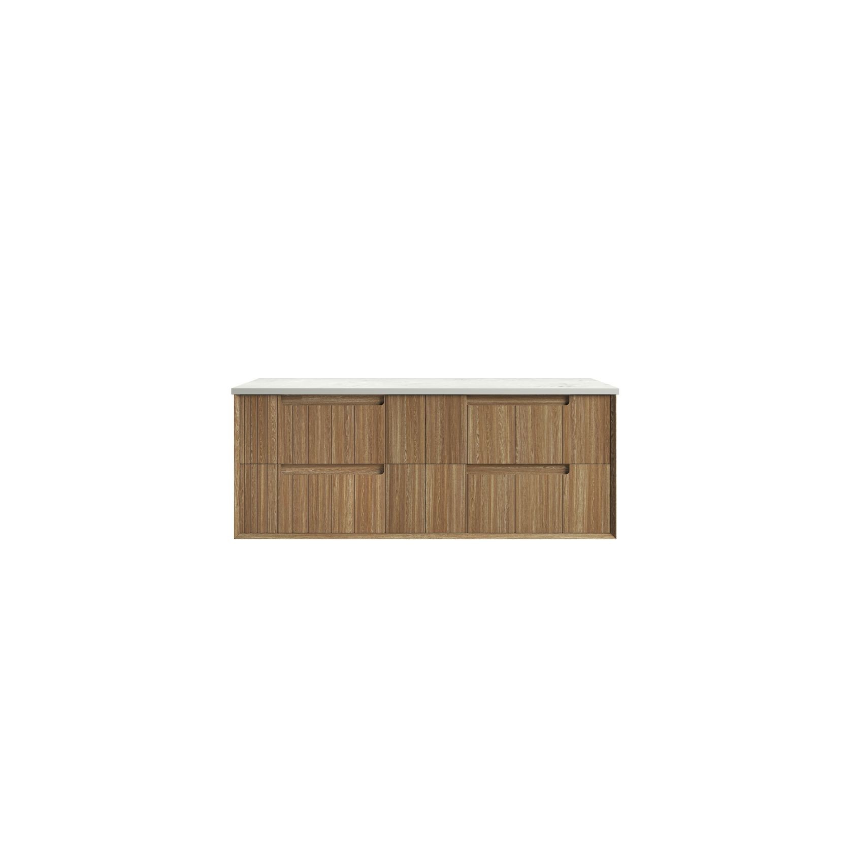 Aulic Voulari Vramed Wall Hung 1500 Harvest Oak Cabinet gallery detail image