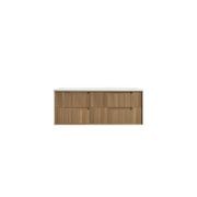 Aulic Voulari Vramed Wall Hung 1500 Harvest Oak Cabinet gallery detail image