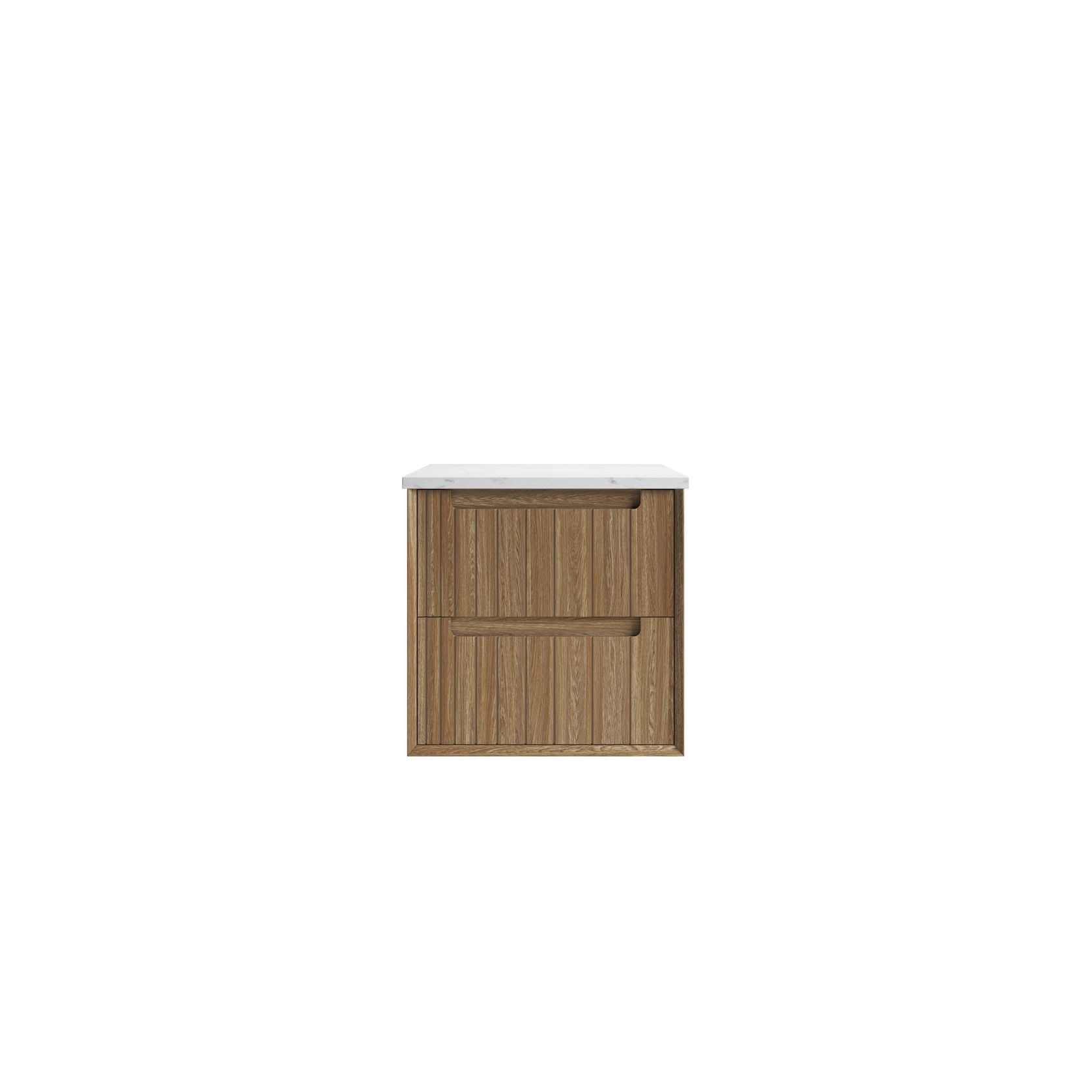 Aulic Voulari Framed Wall Hung 600m Harvest Oak Cabinet gallery detail image