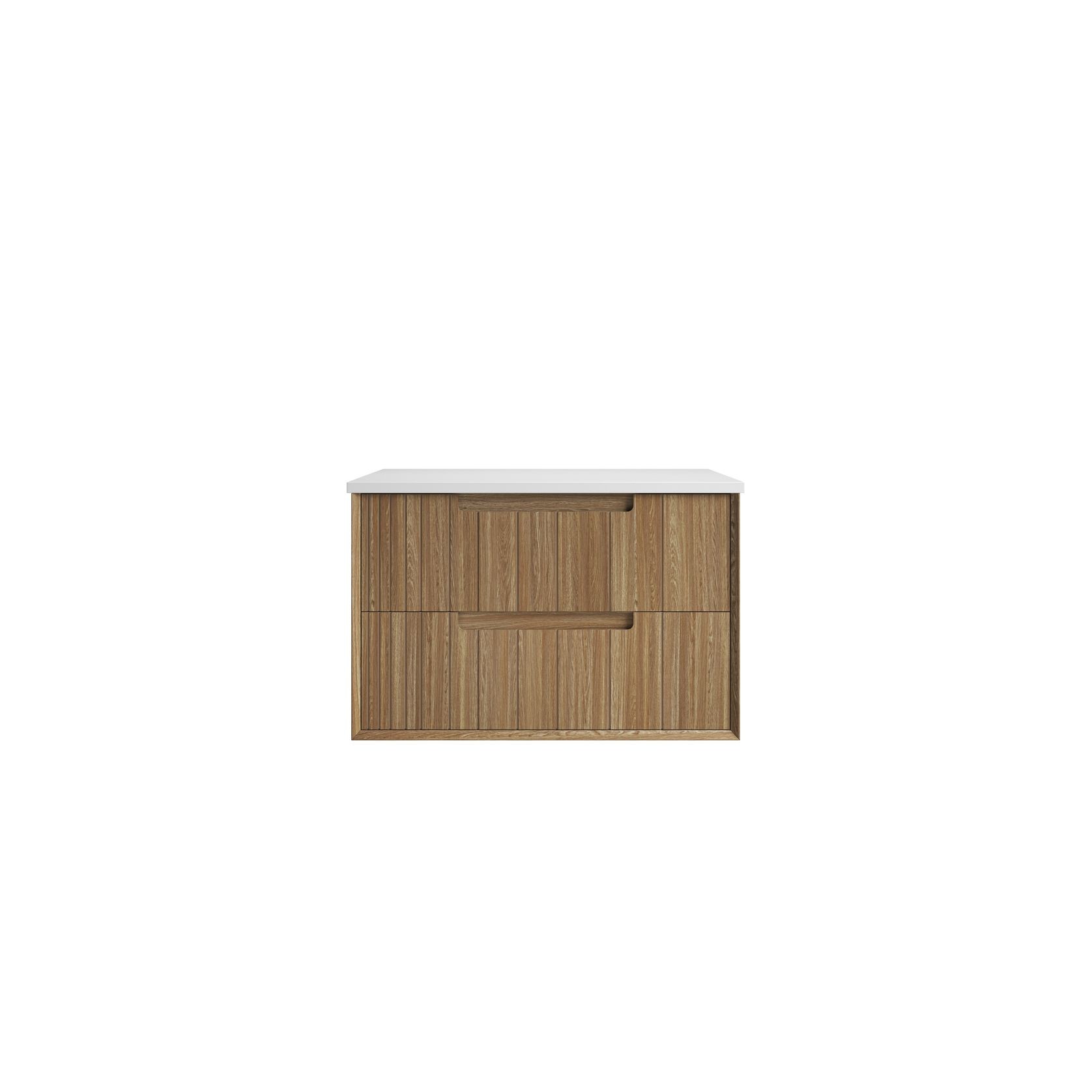 Aulic Voulari Framed Wall Hung 900m Harvest Oak Cabinet gallery detail image