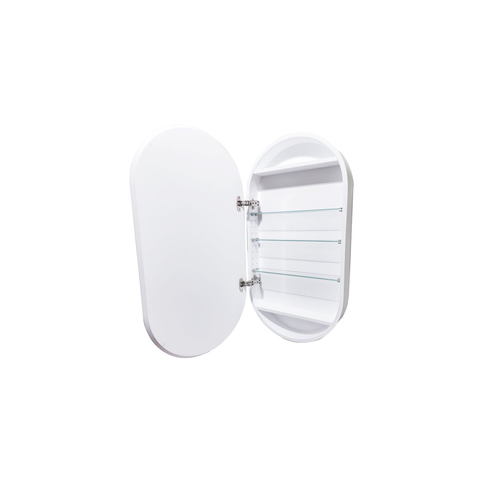 Code Neo Oval Round Mirror Cabinet 500 X 950mm gallery detail image