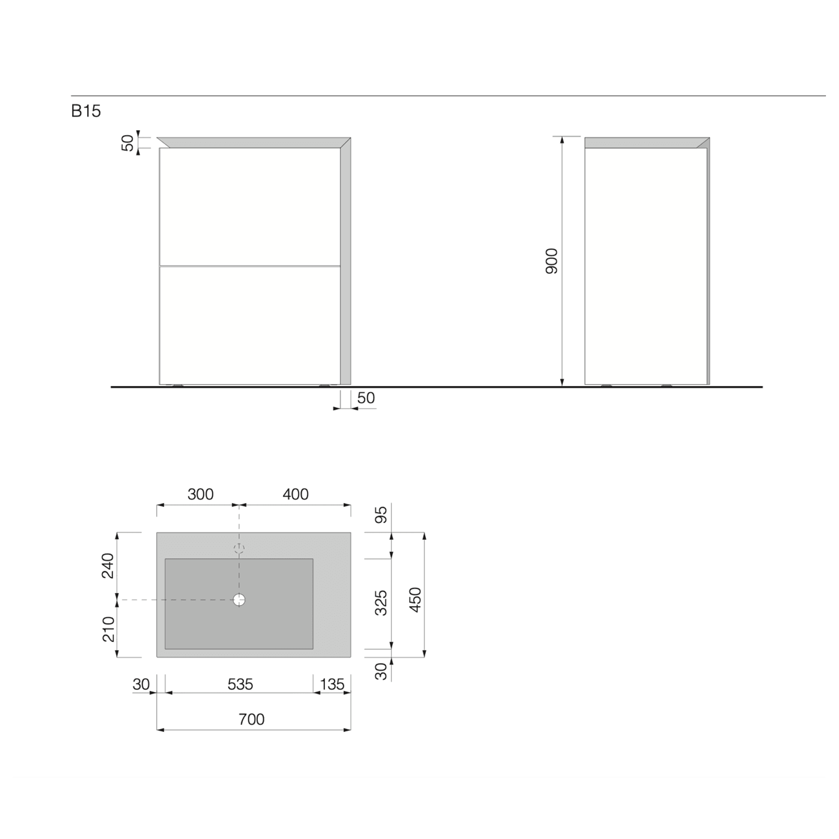 B15 Bathroom System by Boffi gallery detail image