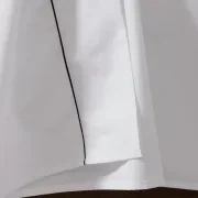 Cotton Percale Flat Sheets with Piping gallery detail image