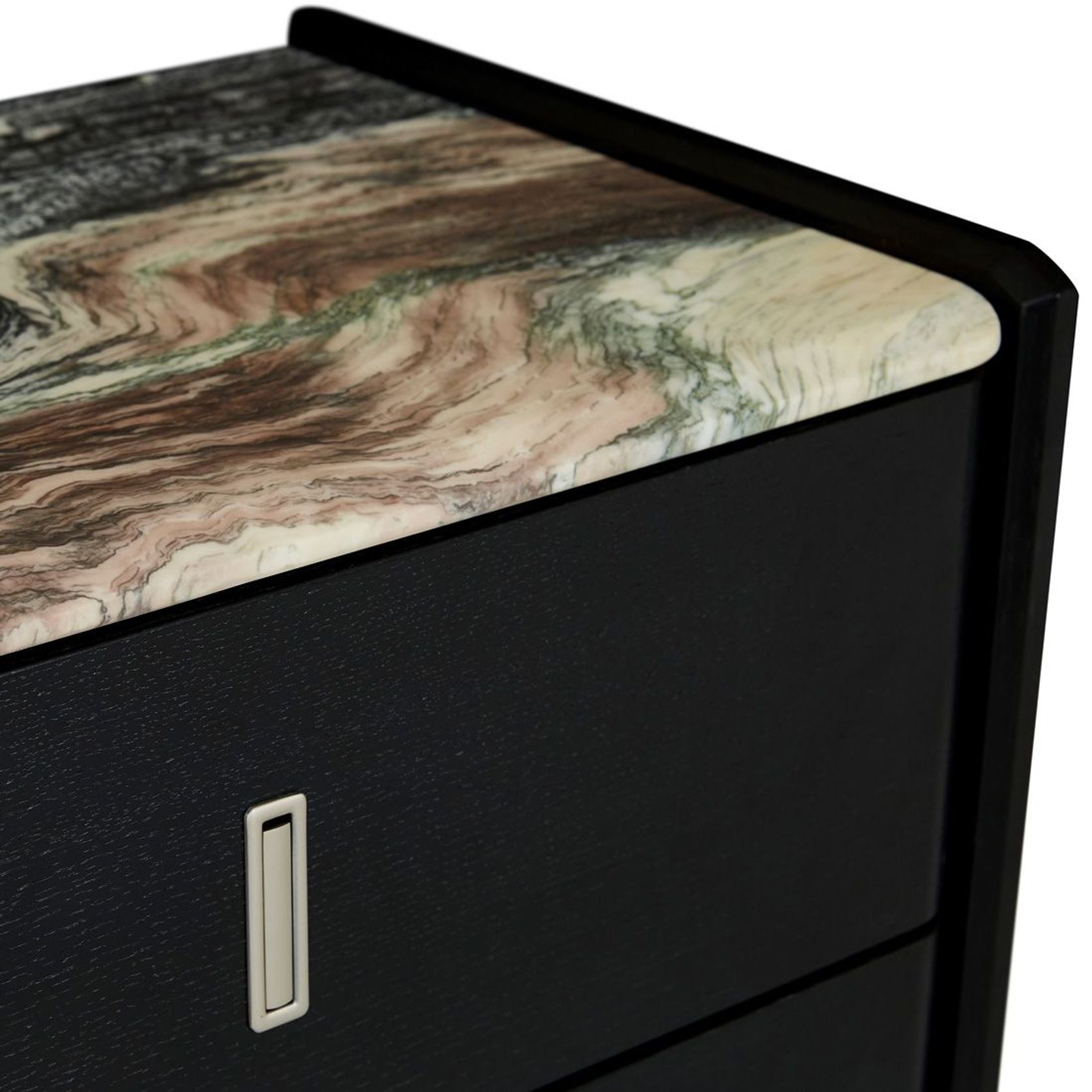 Pearce Marble 2 Drawer Tall Bedside gallery detail image