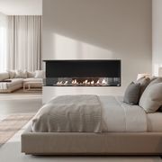 Decoflame Montreal Left Corner BEV Net Zero Fireplace gallery detail image