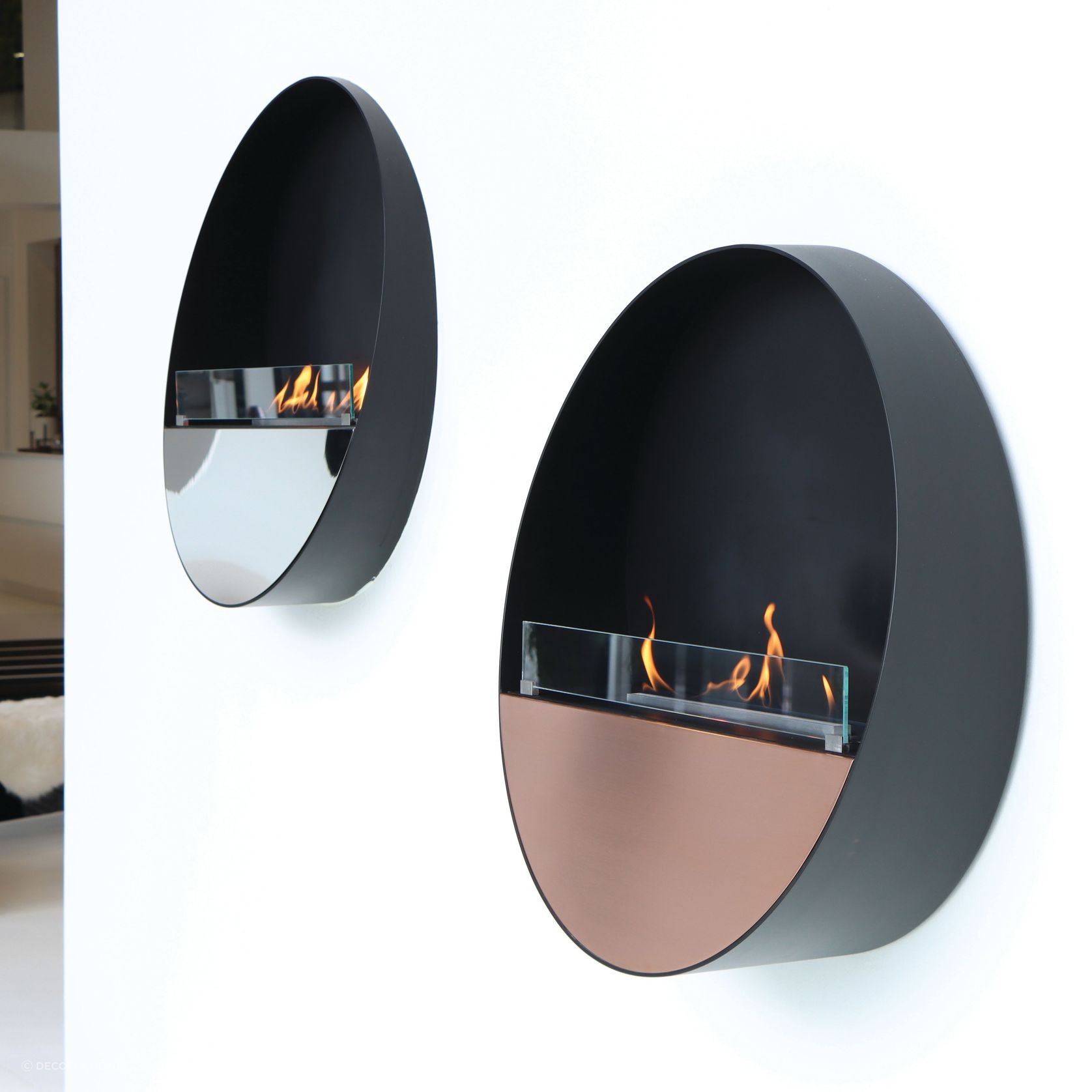 Decoflame Tokyo Wall Mounted BEV Net Zero Fireplace gallery detail image