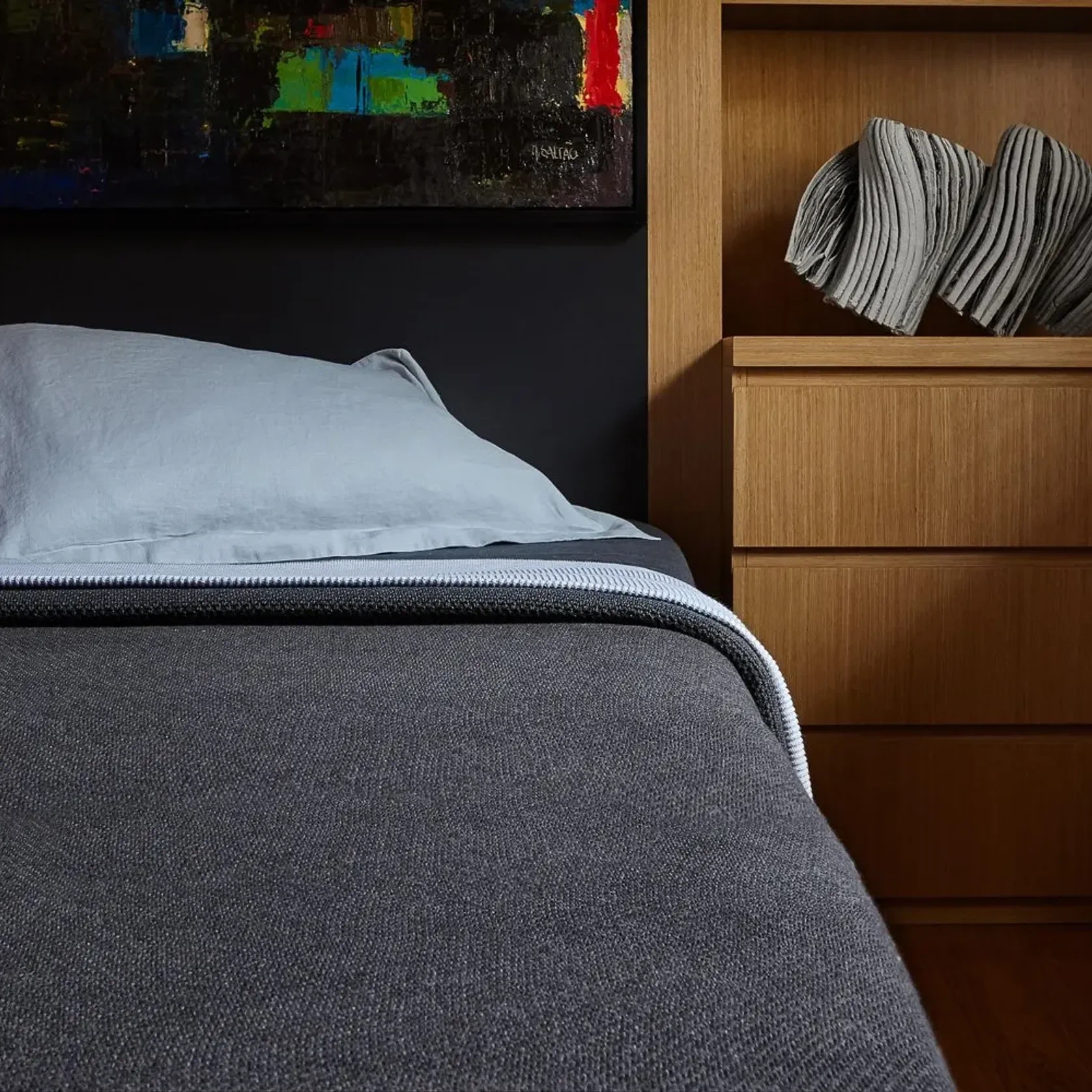 Moss Stitch Cotton Blankets gallery detail image