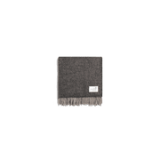 Ruanui Station Lambswool Throw -  Collier's Coal Chevron gallery detail image
