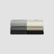 Chunky Box Angora & Merino Wool Throws gallery detail image