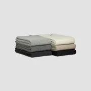 Chunky Box Angora & Merino Wool Throws gallery detail image
