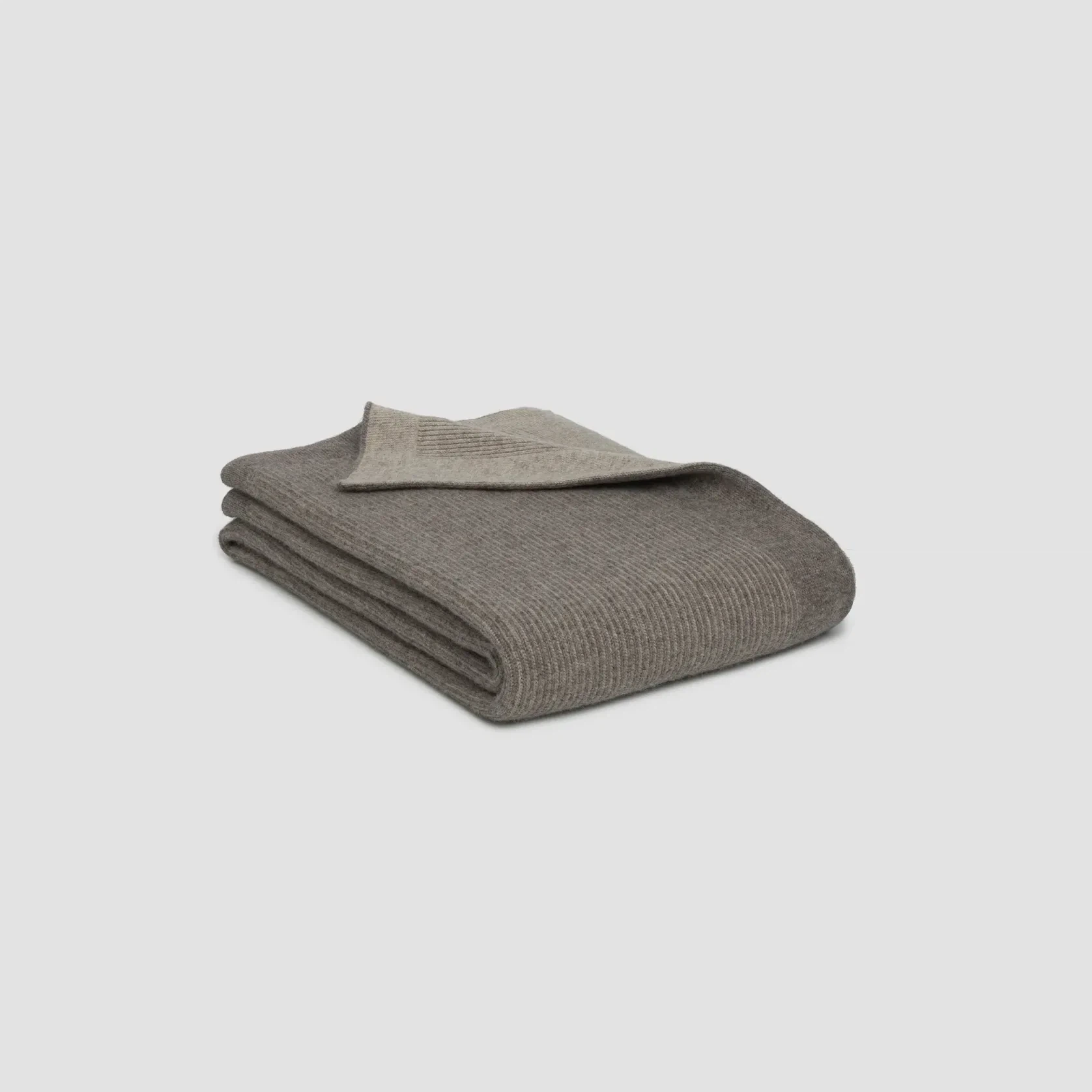 Reversible Rib Angora & Merino Wool Throws gallery detail image