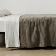 Wide Rib Angora & Merino Wool Throws gallery detail image