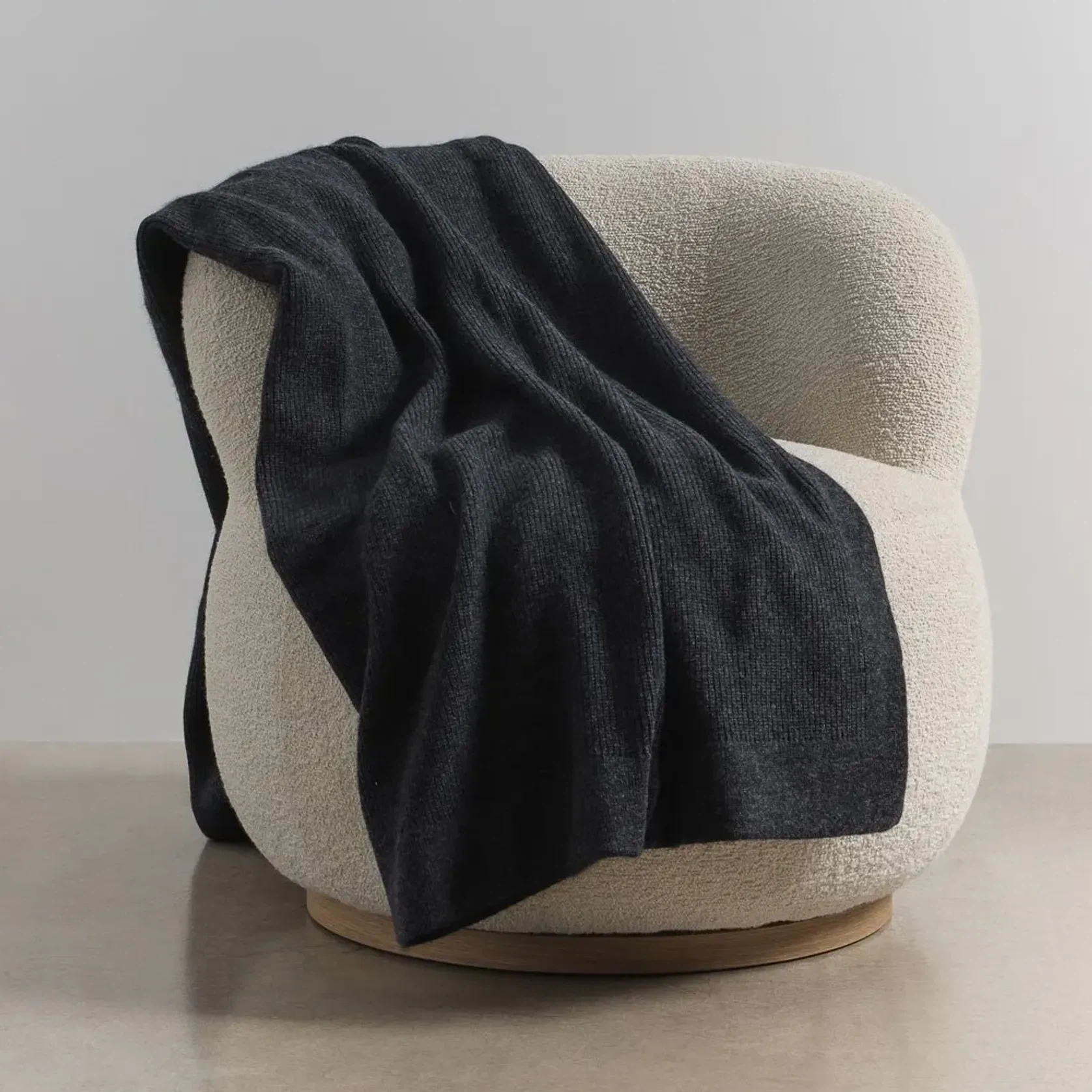 Chain Rib Angora & Merino Wool Throws gallery detail image