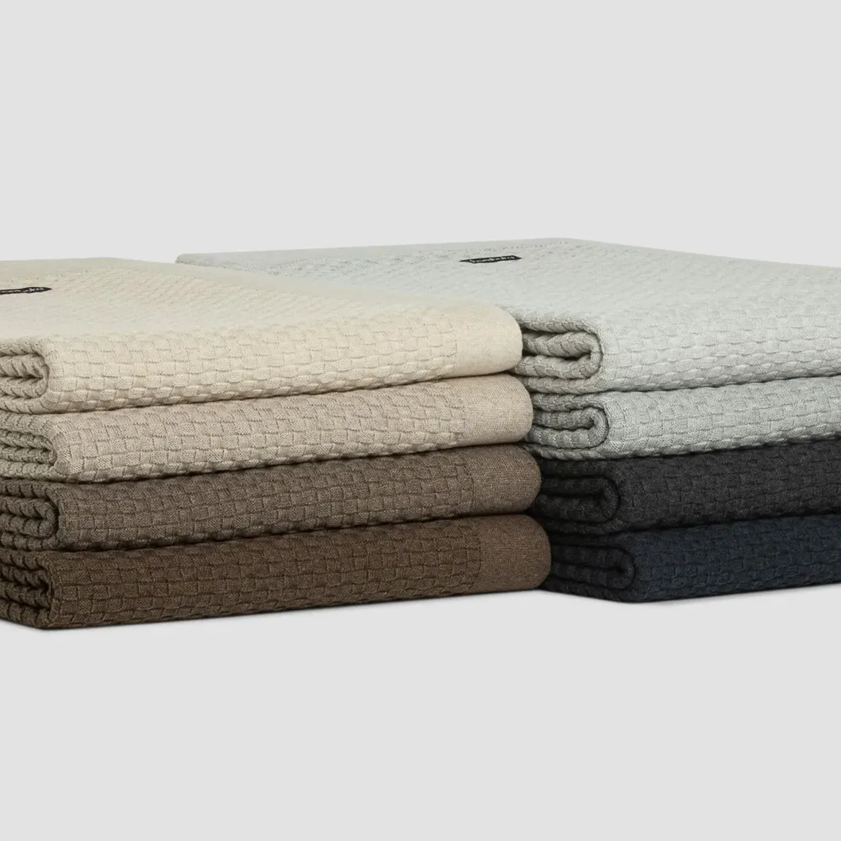 Basketweave Cotton Throws gallery detail image