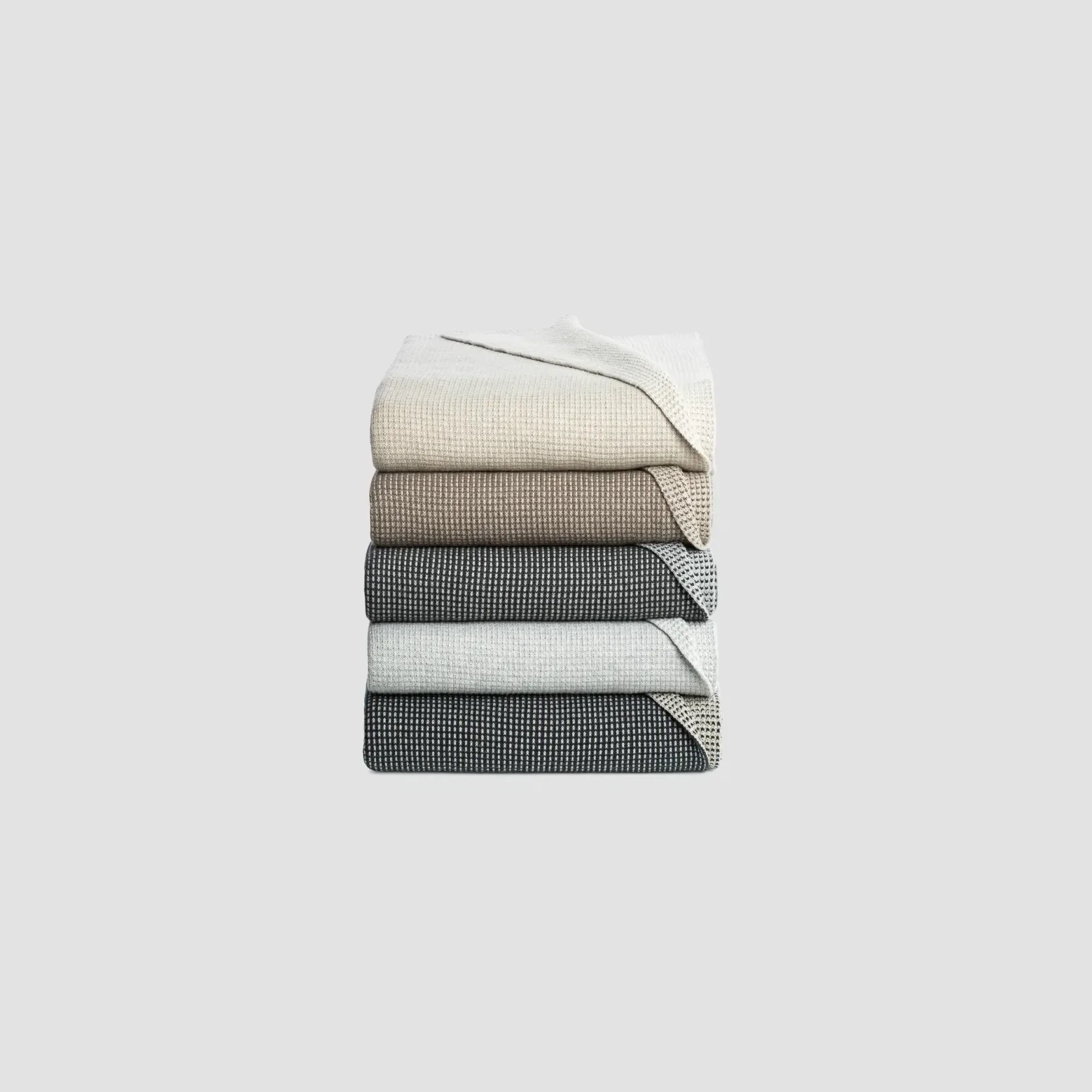 Reversible Box Knitted Weighted Throws gallery detail image