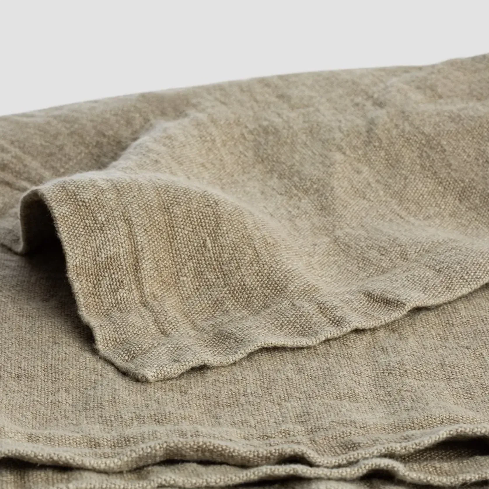 Heavy Flax Linen Blankets gallery detail image