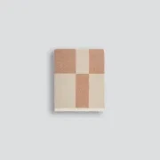 Baya Winton Throw - Coral | Wool/Cotton Blend gallery detail image