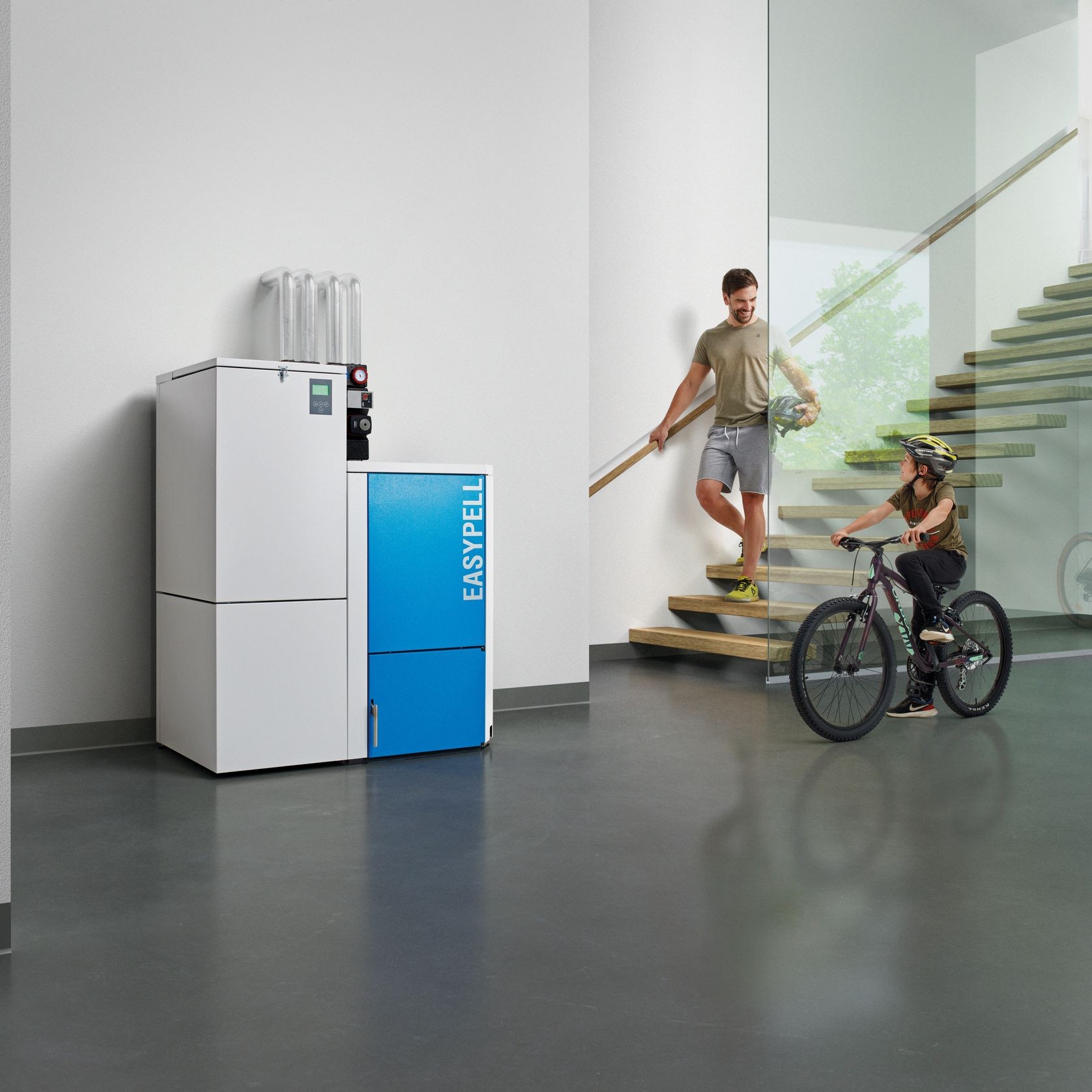 Easypell Pellet Boiler Package (Wood Pellet Boiler) gallery detail image