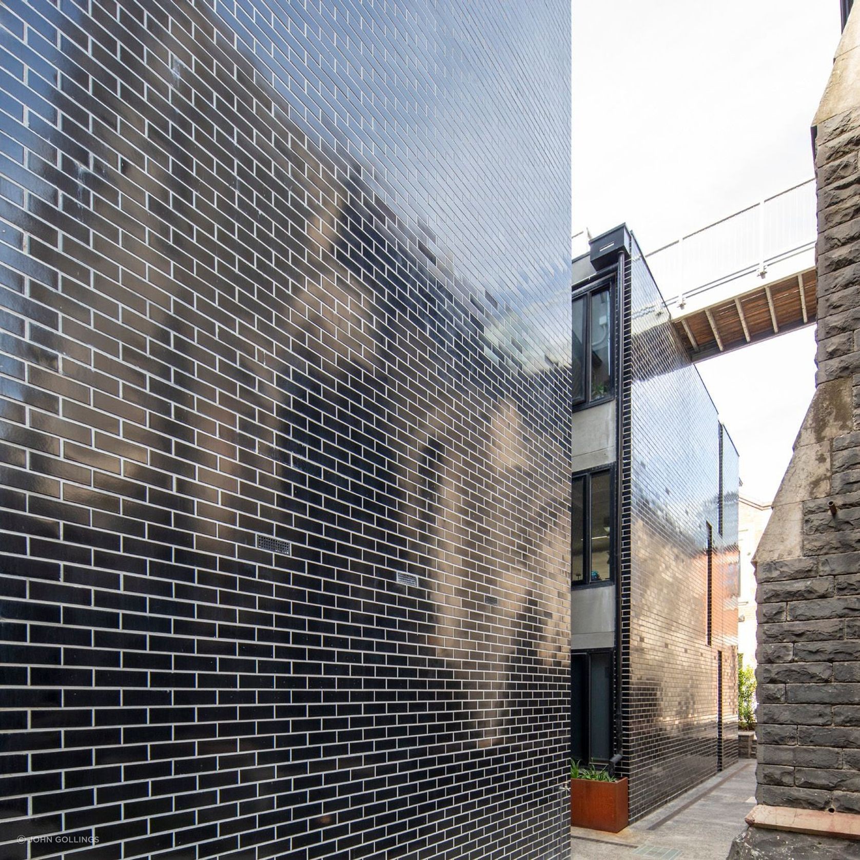 Black Glazed tiles, Church On Napier