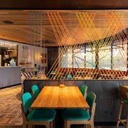 Antico Casale Bruciato brick tiles, Nando's Clayton