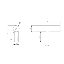 Tezra Cabinetry T Pull gallery detail image
