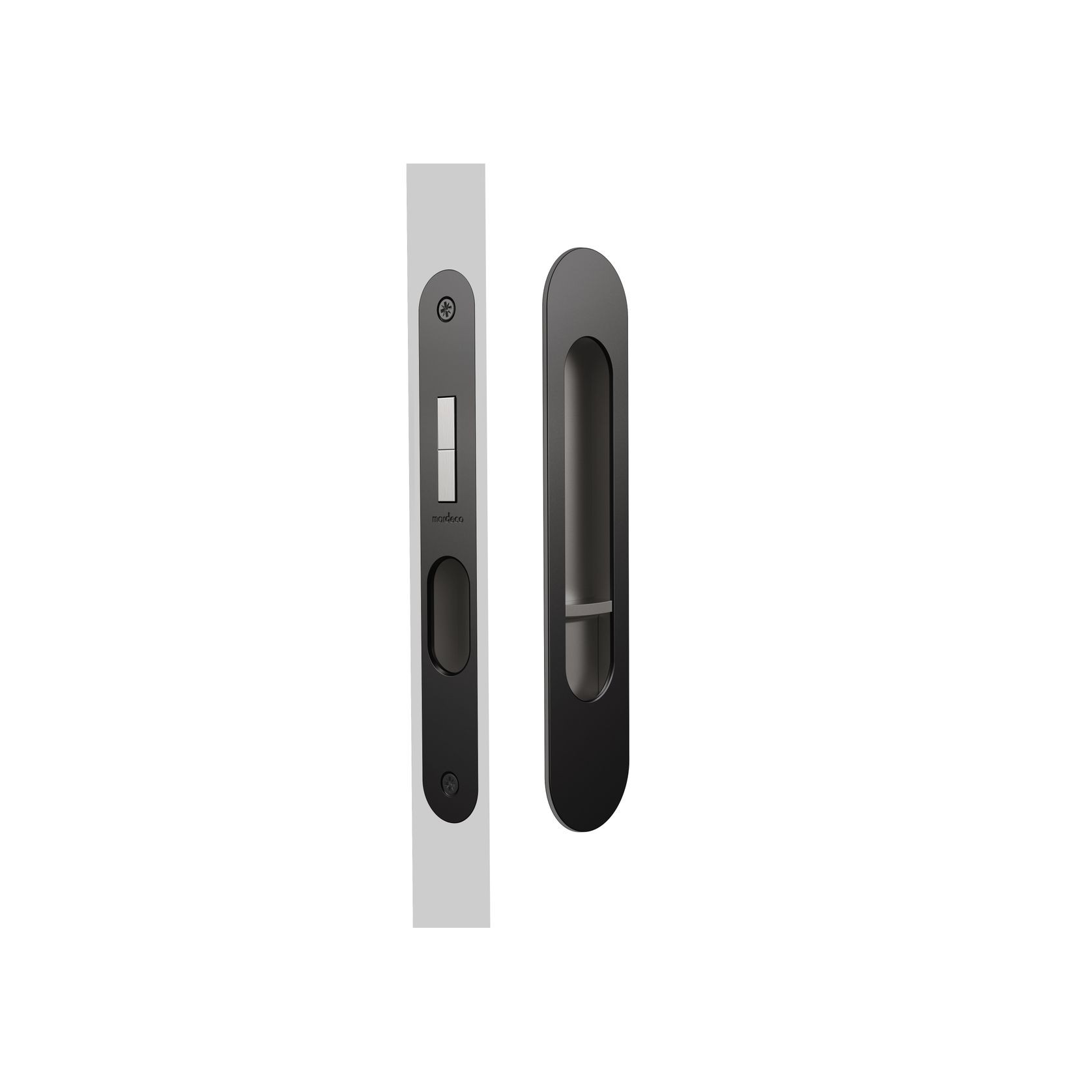 Oval M-Series 9004 Flush Pull Privacy Set gallery detail image