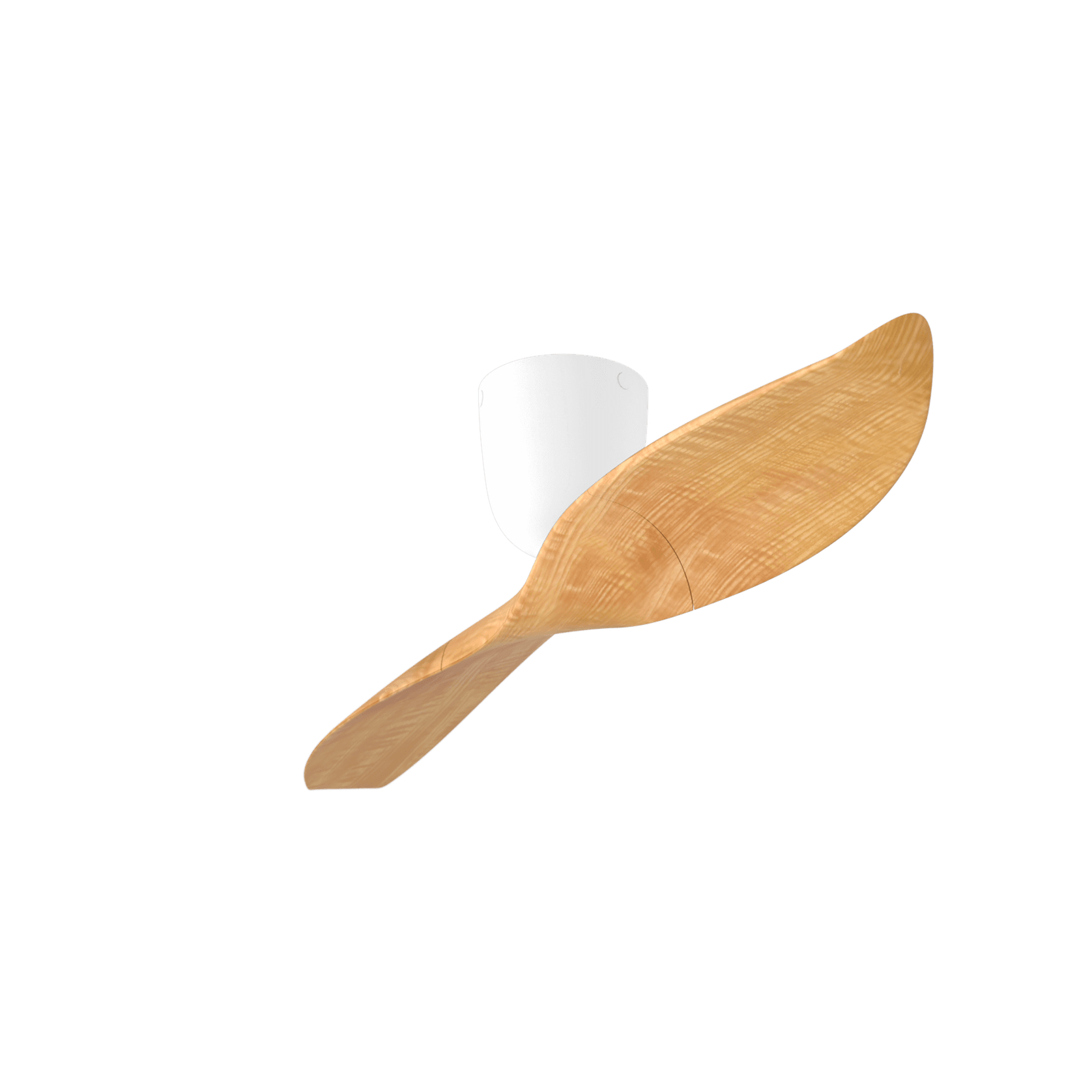 Aeratron AE2+ Ceiling Fan - White/Light Timber Finish gallery detail image