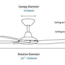 Storm 5-Blade Indoor/Outdoor Ceiling Fan gallery detail image