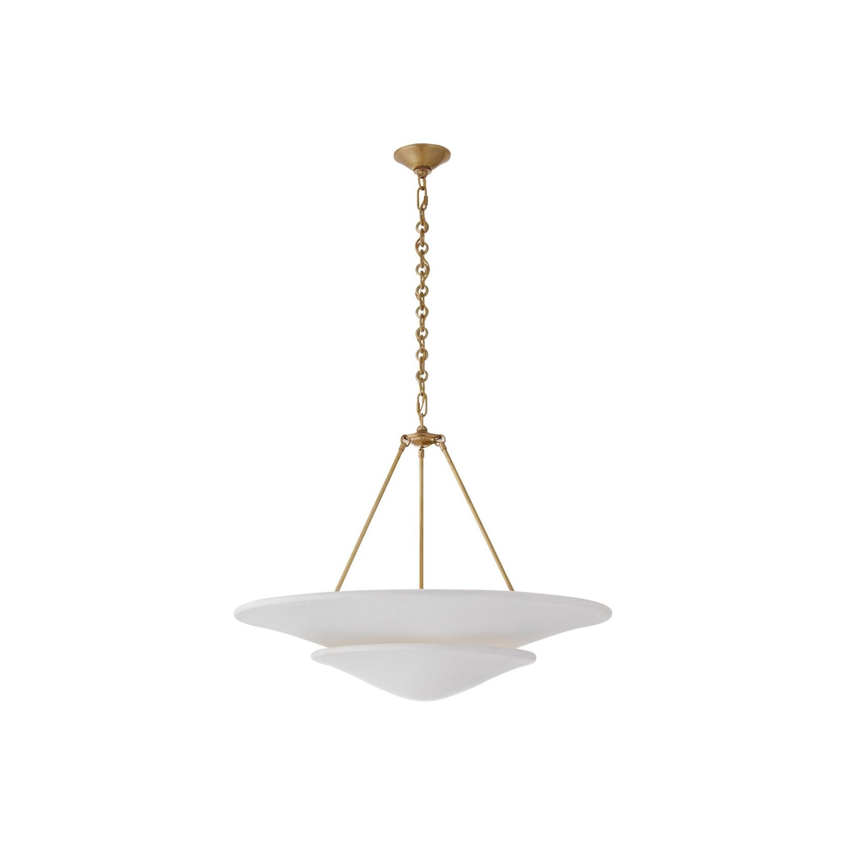 AERIN Mollino Large Tiered Chandelier gallery detail image