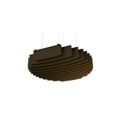 Suspended Sound Absorbent Light Panel Round Concave gallery detail image