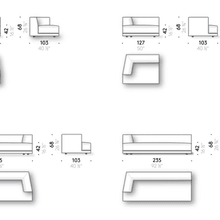 Alberese Modular Sofa by DePadova gallery detail image