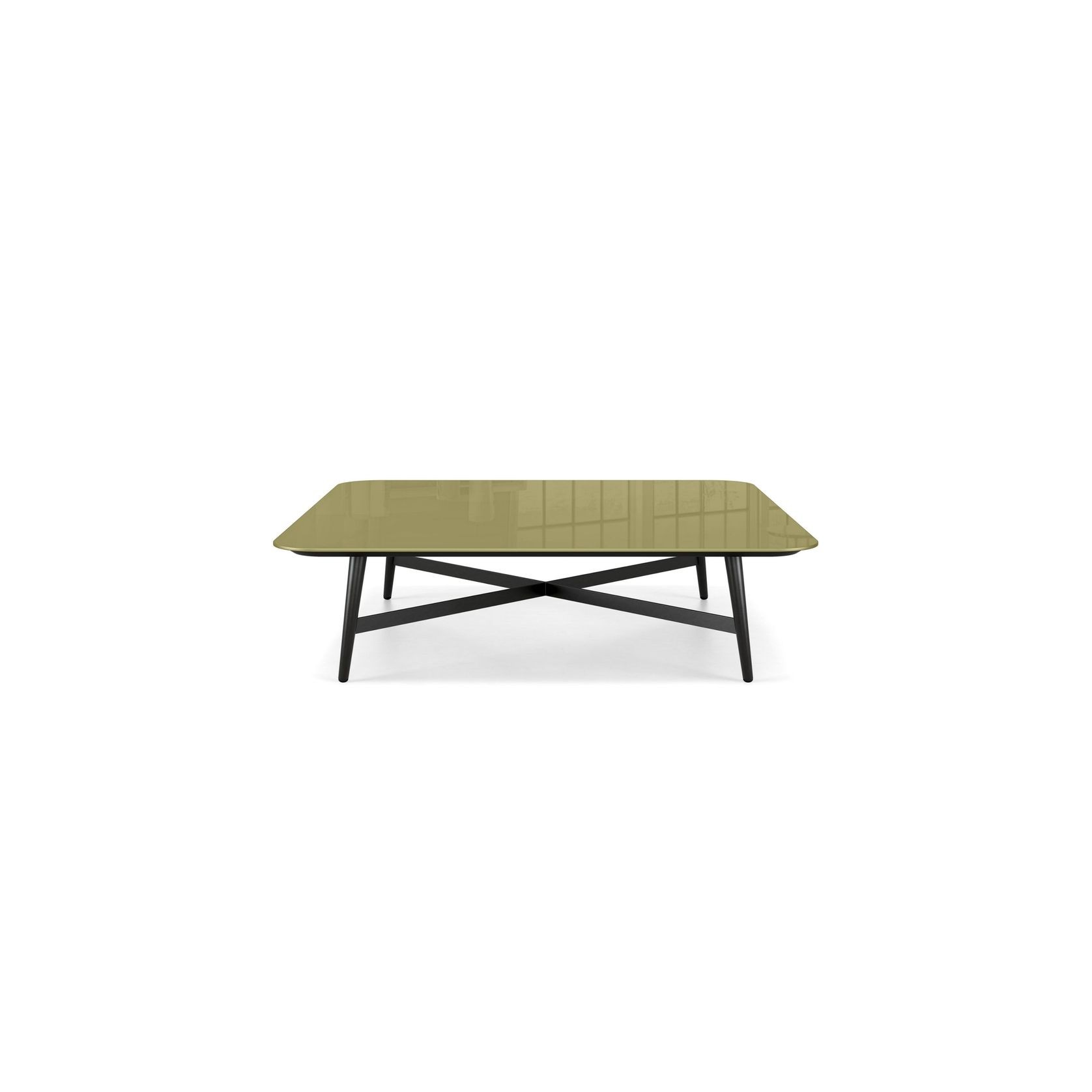 Octet Square coffee table - lacquered MDF top gallery detail image