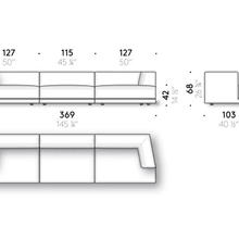 Alberese Modular Sofa by DePadova gallery detail image