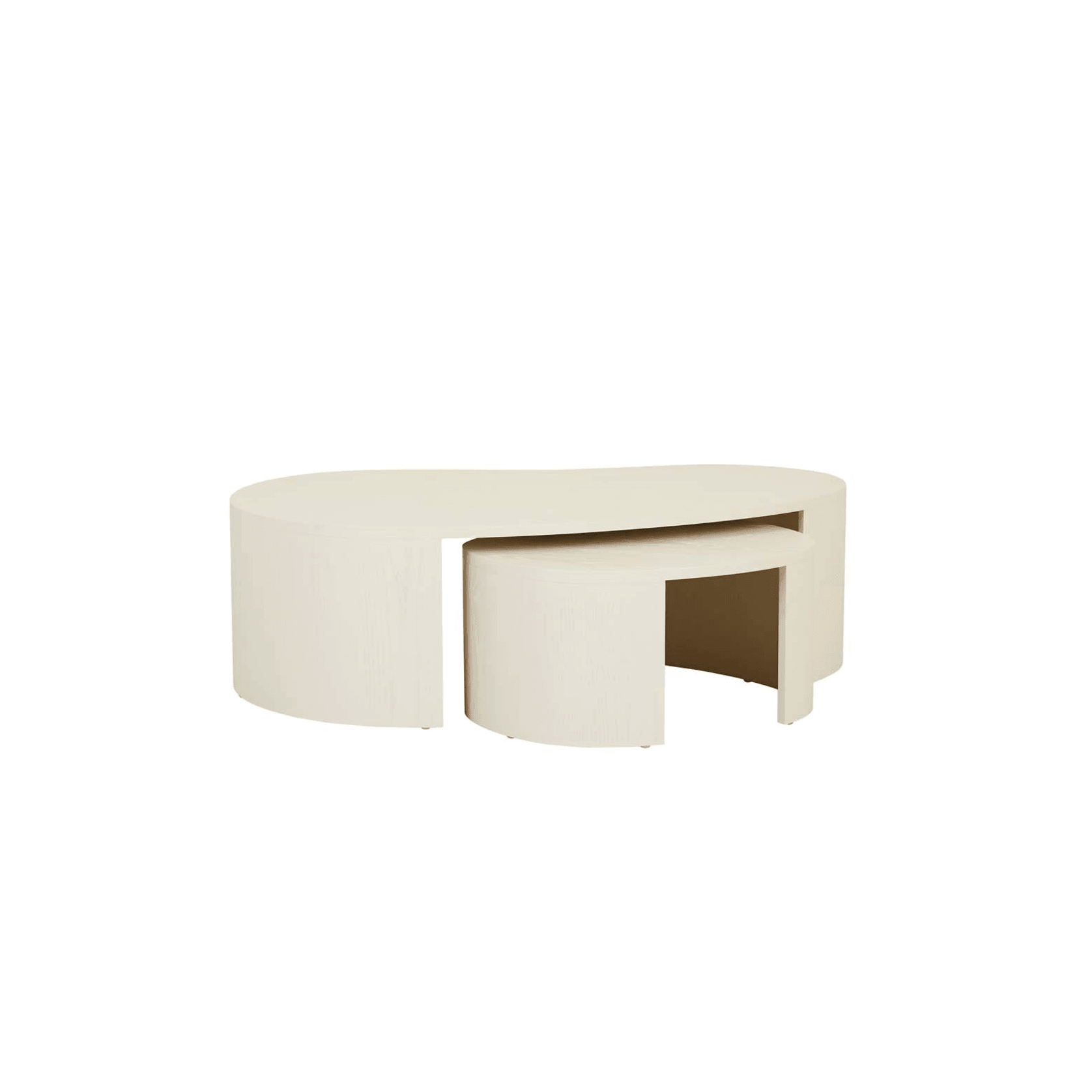 Oberon Curve Nest of 2 Coffee Tables gallery detail image