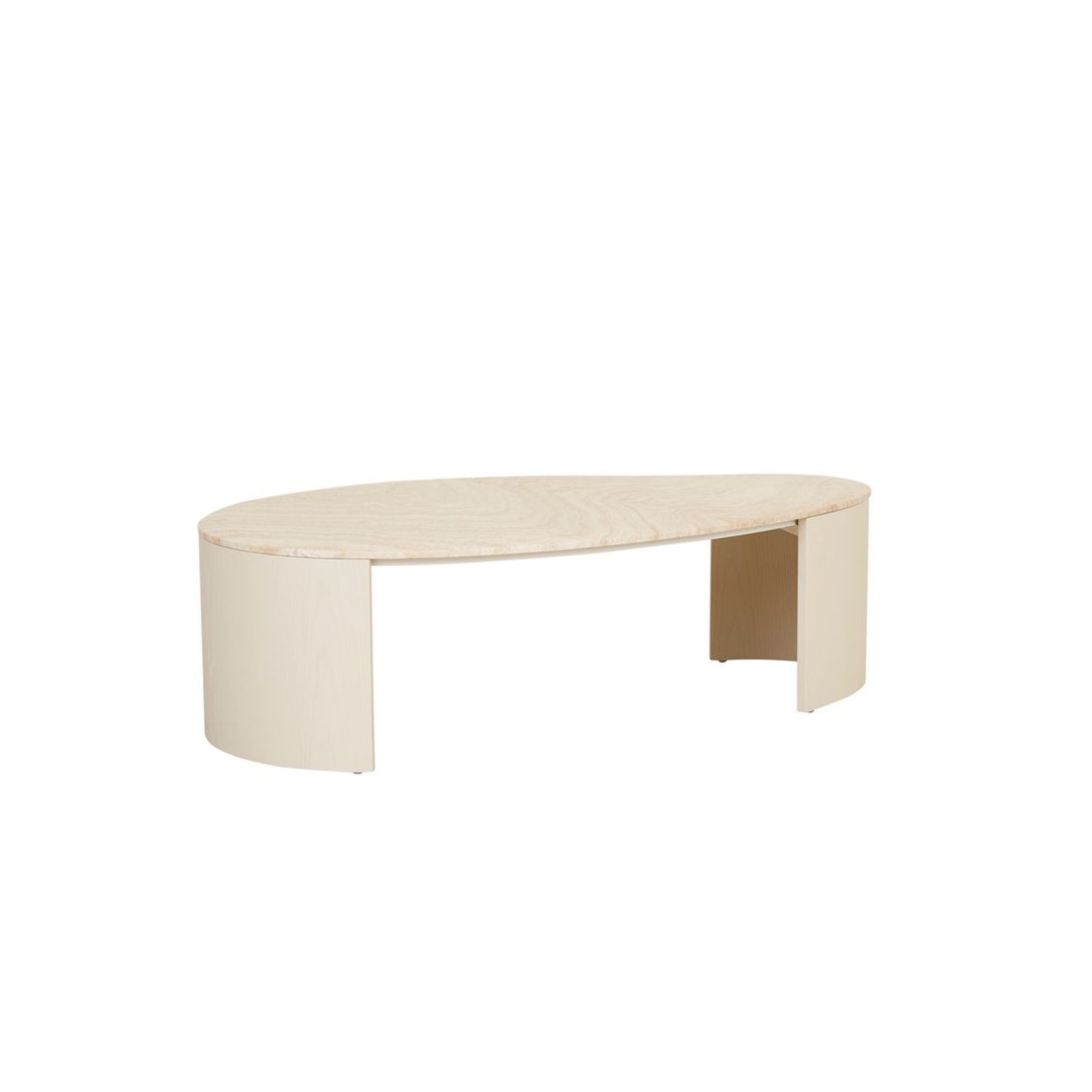 Oberon Curve Marble Coffee Table gallery detail image